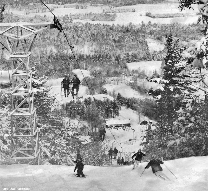 The lift line circa the mid 1960s