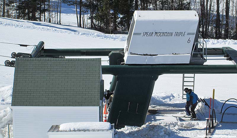 The Spear Mountain Triple base terminal in 2014