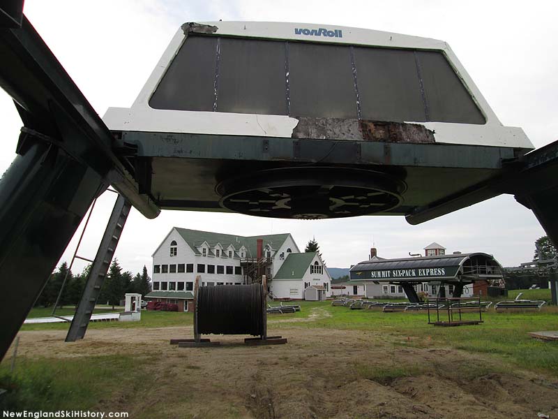 The bottom terminal during removal (2014)
