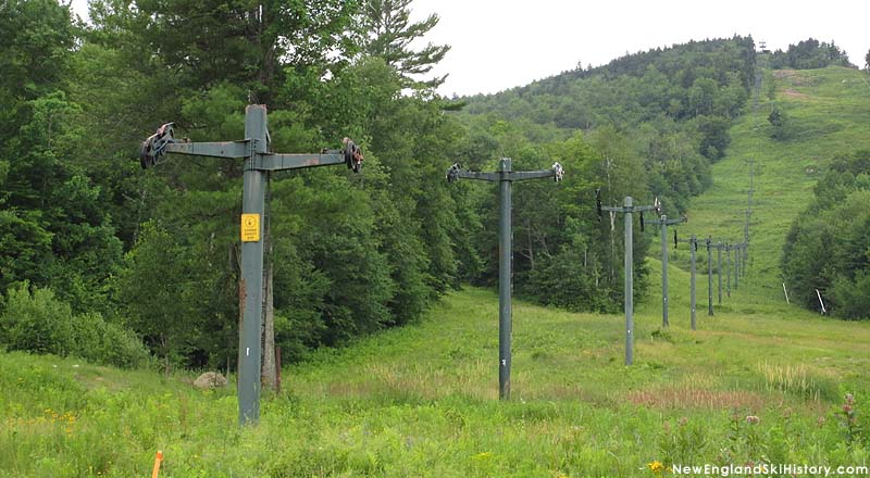 The lift line during removal (2014)