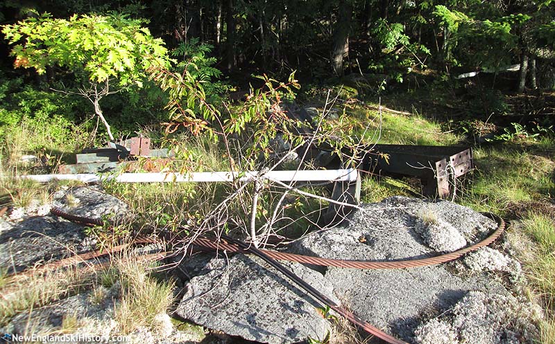 Remains from the former top terminal (2016)