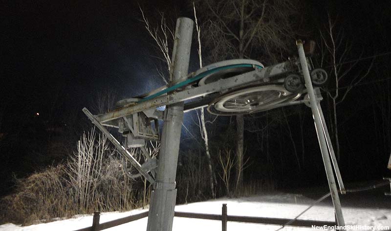 The bottom of the Pomalift in 2013