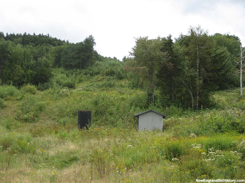 The remains of the Double Chair base terminal in 2006