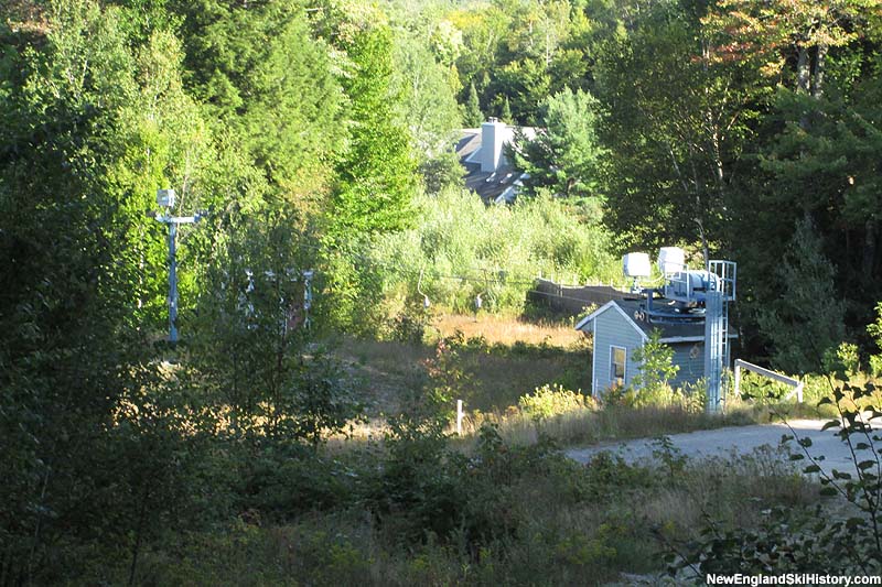 The top of the Poma lift in 2014