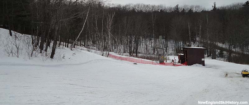 The bottom of the T-Bar in 2013