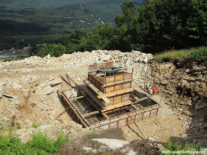 A tower footing (July 31, 2022)