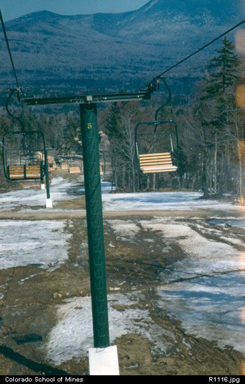 The lift line circa the 1960s