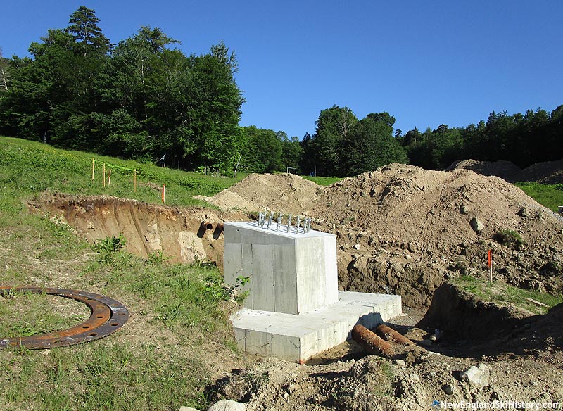 A tower footing (June 25, 2022)