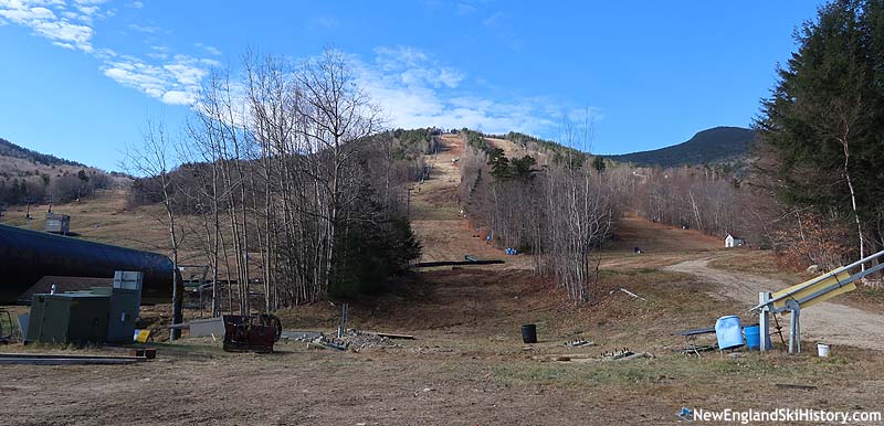 The former lift line (November 2016)
