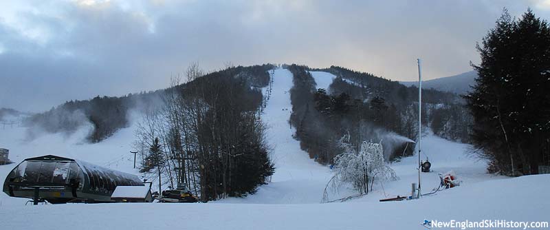 The former lift line (December 2016)