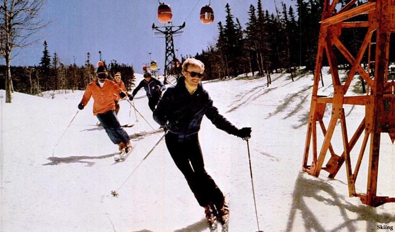 The gondola circa the late 1970s