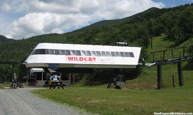 The Wildcat Express Quad with gondolas in 2007