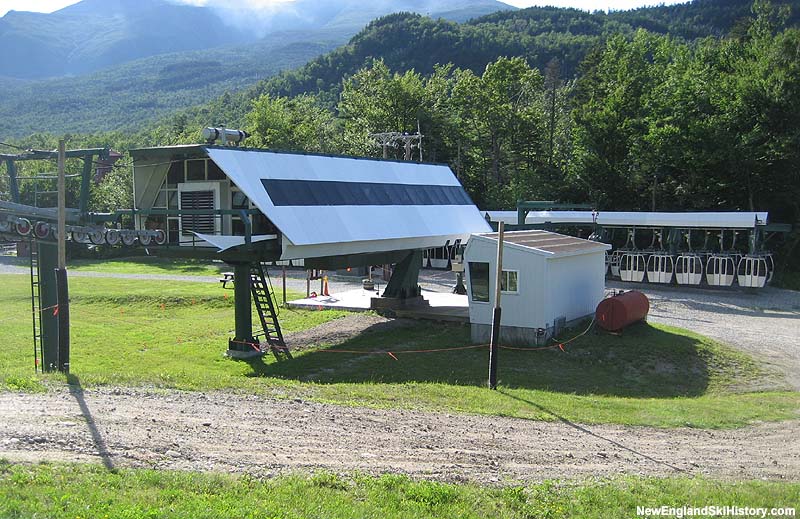 The Wildcat Express Quad with gondolas in 2007