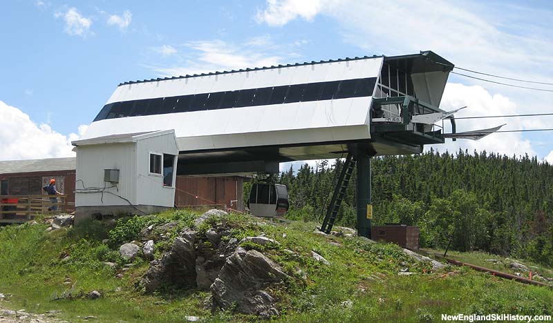 The Wildcat Express Quad with gondolas in 2007