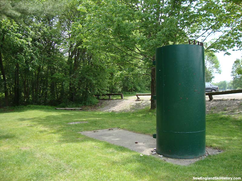 Bottom footings from the double chair in 2010