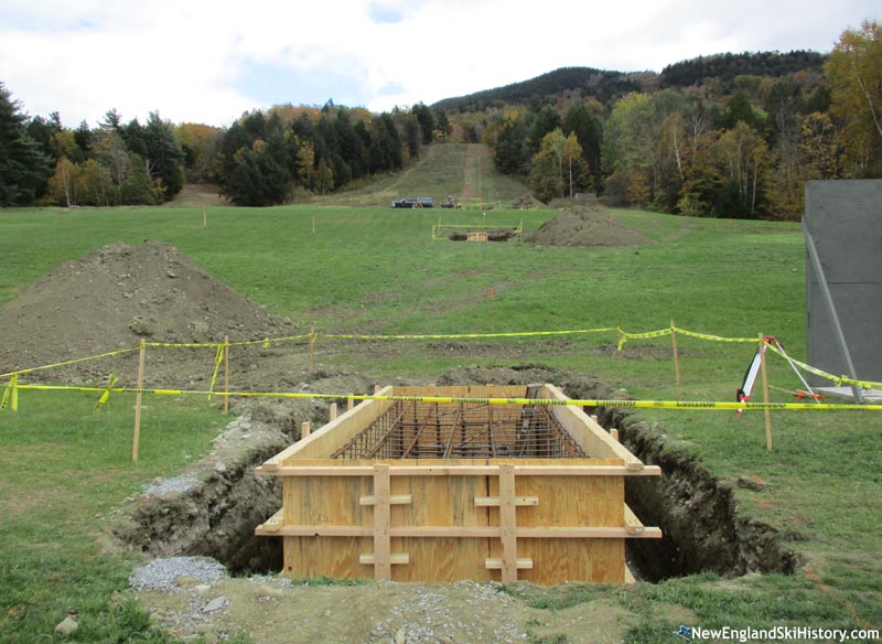 The base terminal footing (October 2018)