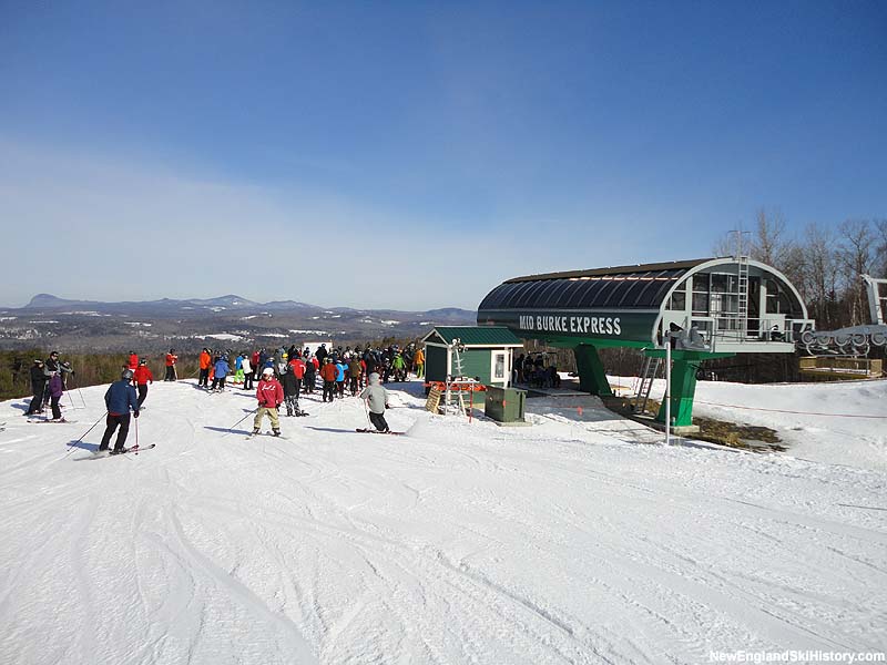 The bottom of the Mid Burke Express