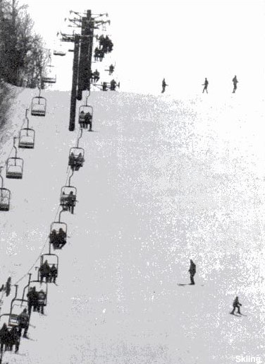 The Carinthia Double Chairlift circa 1984
