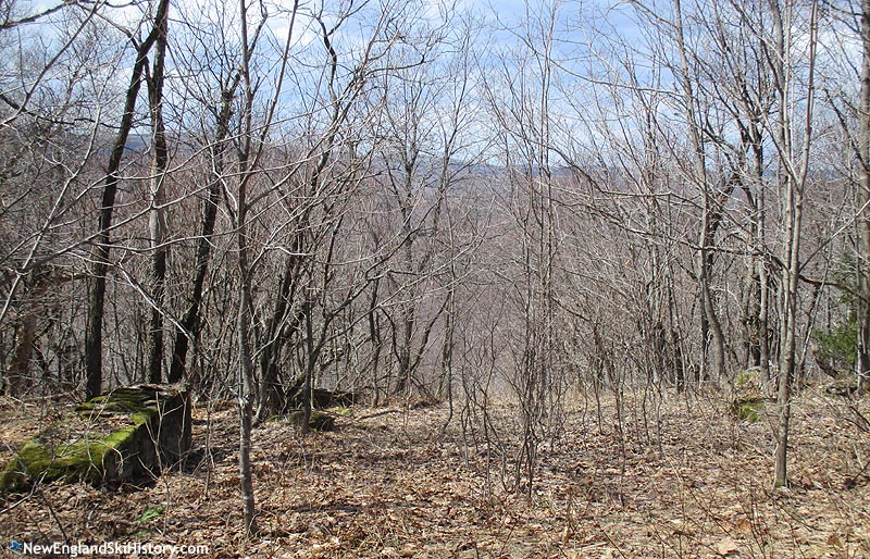 The former lift line (April 2017)