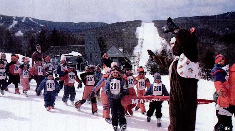 The lift line (background) (1980s)
