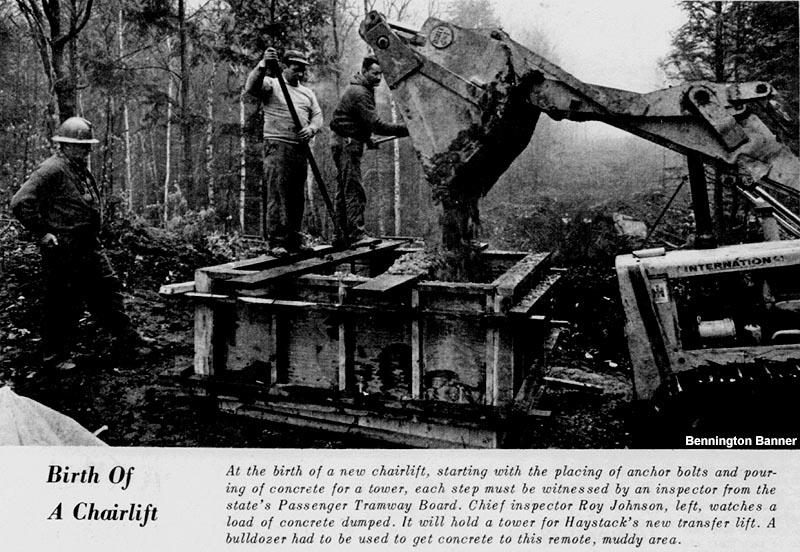 Construction of the Transfer Lift (1966)
