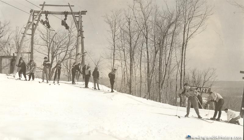 The lift line circa the 1950s
