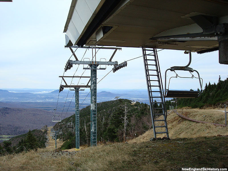 The Green Mountain Flyer top terminal in 2007
