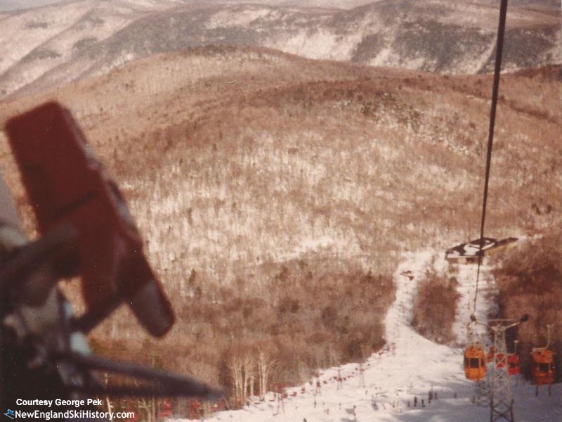 The lift line (background left) (January 1983)