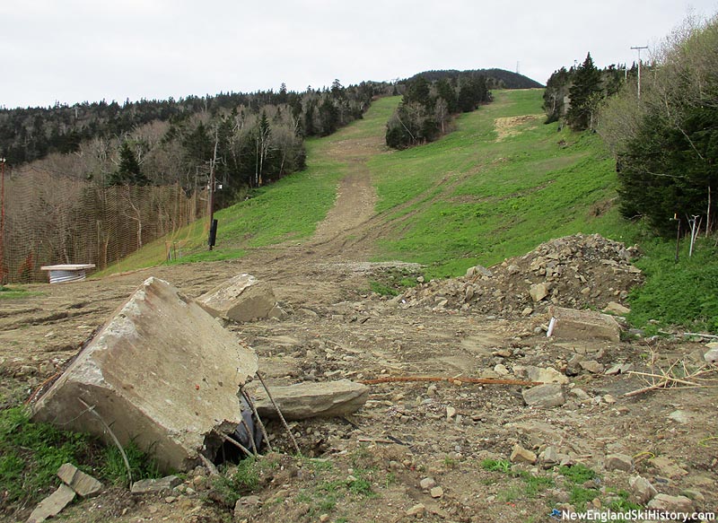 The former base terminal (June 2019)