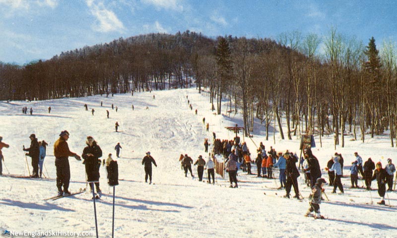 The lift line circa the 1960s