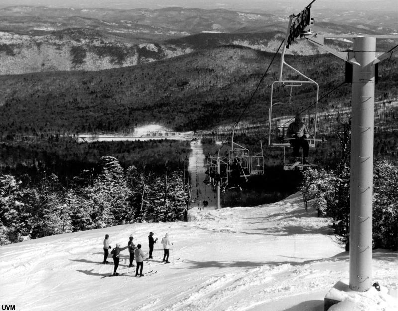 The lift line circa the mid-1960s
