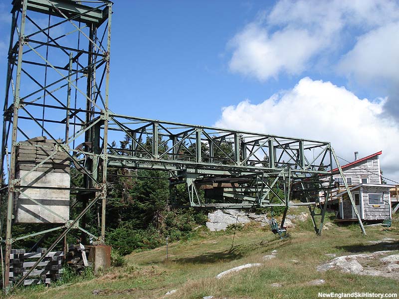 The top of the Single Chair in 2006