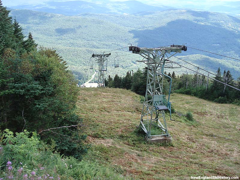 The top of the Single Chair in 2006