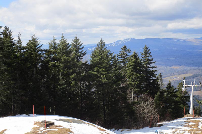 The former lift line (March 2024)