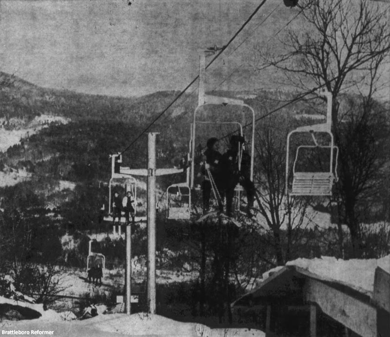 Nearing the top terminal (1960s)