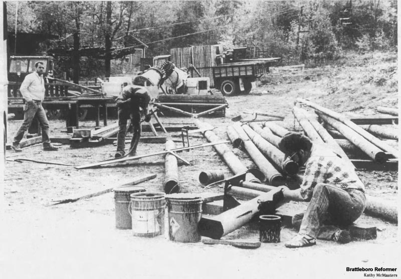 The lift line (background) circa October 1985