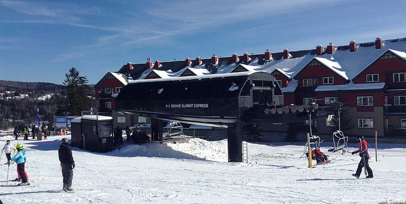 The Grand Summit Express Quad base terminal in 2014