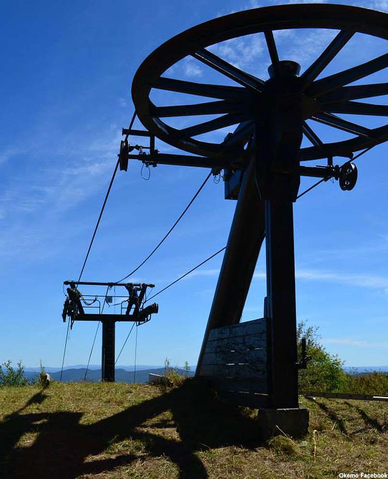 Maintenance on the Black Ridge Triple in 2013