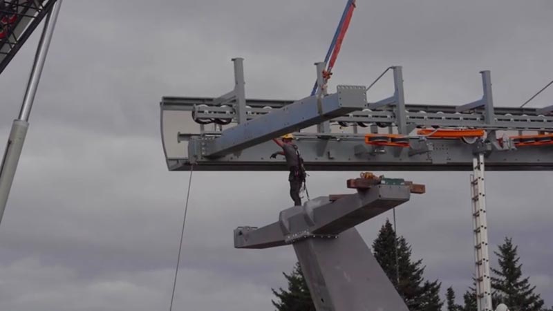 Top terminal construction (October 2021)