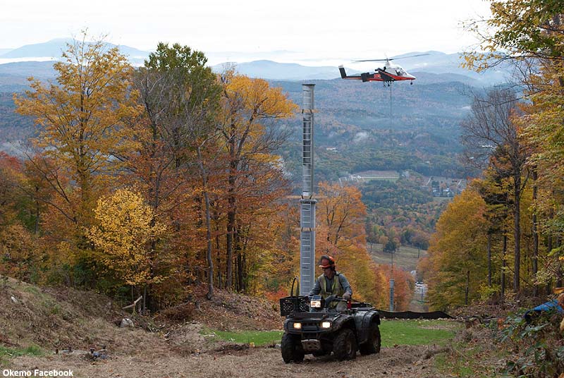 Tower installation (October 2014)