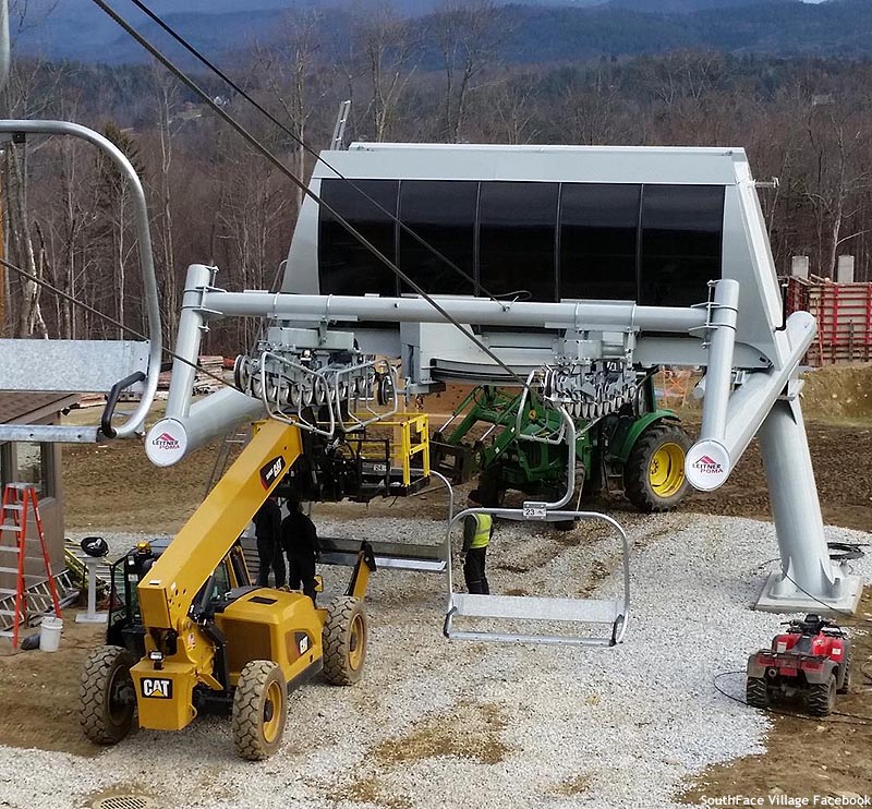 Installing chairs (November 2015)