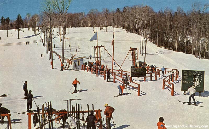 The bottom terminal (left) circa the early 1960s