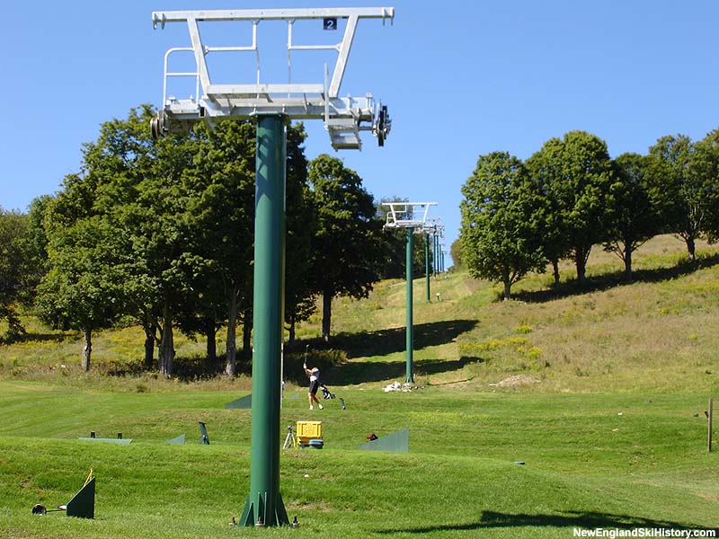 Installation of the Quechee Quad in 2005