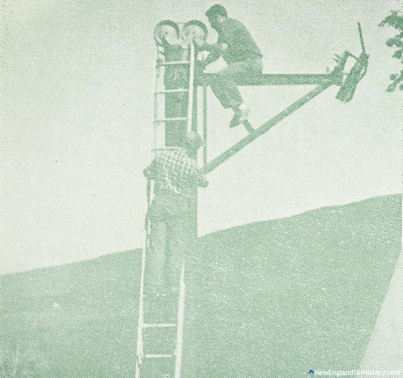 Installation of the Practice Poma (1961)