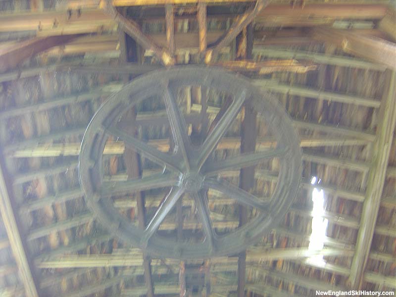 The T-Bar top bullwheel in 2004