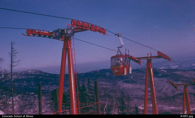 The gondola circa the late 1960s