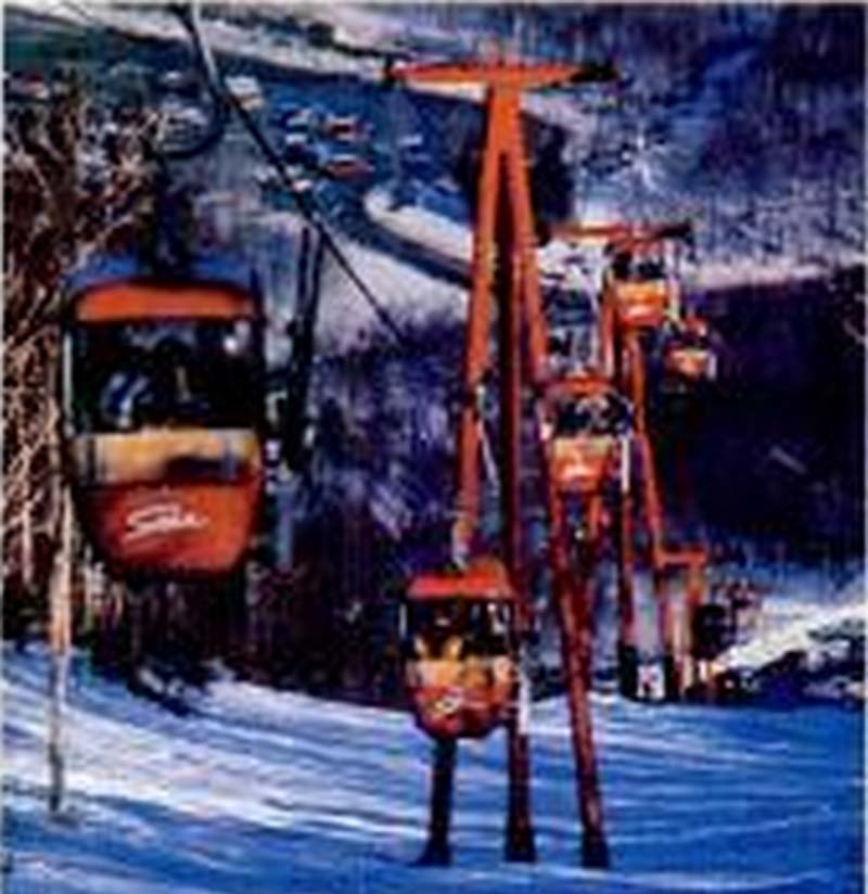 The gondola circa the 1970s