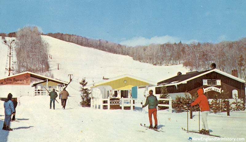 The Little Spruce Double (left) circa the 1960s