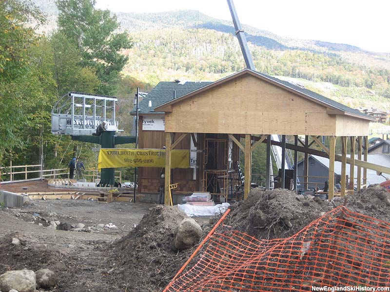 Construction of the Over Easy Gondola in 2006