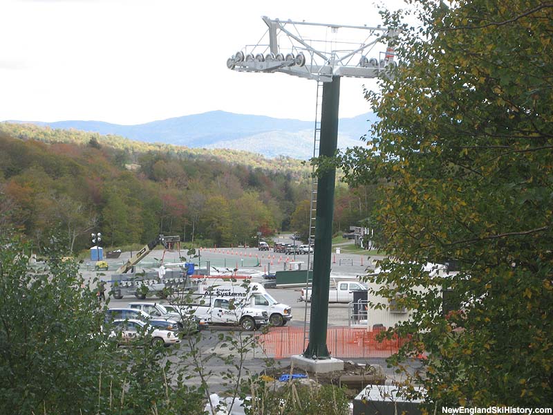 Construction of the Over Easy Gondola in 2006